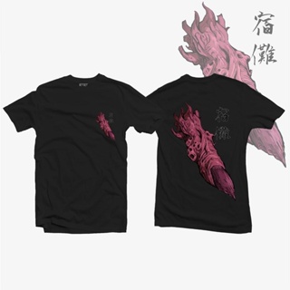 ราคาถูก เสื้ออนิเมะ Jujutsu Kaisen - Sukuna Finger ผ้าฝ้ายแฟชั่นอะนิเมะเสื้อยืดแขนสั้นอะนิเมะสุดฮอตล่าสุด เสื้อคู่