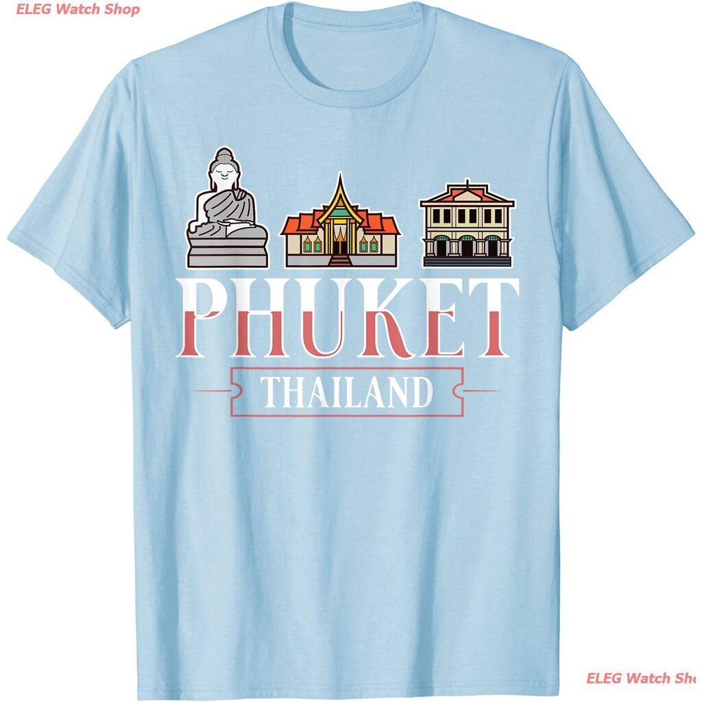 เสื้อยืดยอดนิยม-phuket-thailand-city-skyline-map-travel-t-shirt-popular-t-shirts