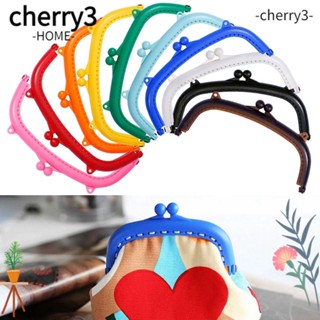 Cherry3 กรอบเข็มกลัดพลาสติก ขนาดเล็ก สีแคนดี้ สําหรับทํากระเป๋า