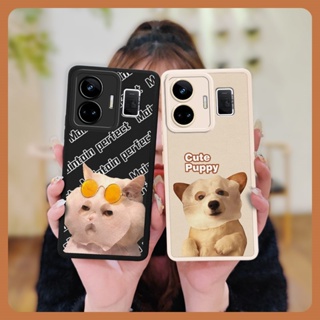 leather personality Phone Case For OPPO Realme GT NEO5/240W/Realme GT3 Anti-knock luxurious advanced funny Cartoon simple