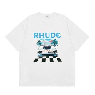 【รีบมา!】Rhud.e เสื้อยืดคอกลม ผ้าฝ้าย แบบนิ่ม อินเทรนด์ สําหรับเด็กผู้ชาย