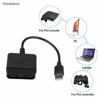 Fbth อะแดปเตอร์ควบคุม PS2 เป็น PS3 PlayStation 2 เป็นสาย USB สําหรับ PC PlayStation3
 Qdd