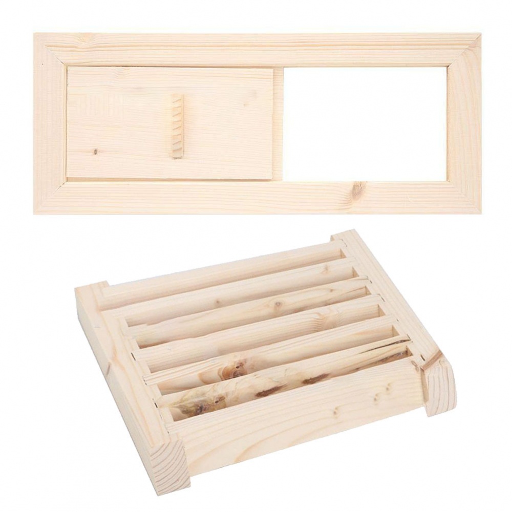 【COLORFUL】Sauna Vent Kit Louvers Sauna Room Accessories Ventilation