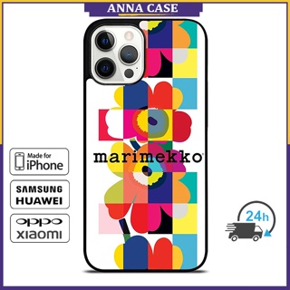เคสโทรศัพท์มือถือ ลาย Marimekkos Heritage สําหรับ iPhone 14 Pro Max 13 Pro Max Samsung Galaxy Note10+ S21Ultra
