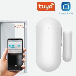 Tuya Smartlife เซ็นเซอร์เตือนภัยอัจฉริยะ WiFi ติดประตู หน้าต่าง โทรศัพท์มือถือ