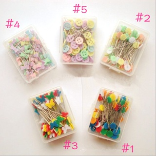 Patchwork Craft Flower Button Head Pins Quilting Tool Clearance sale