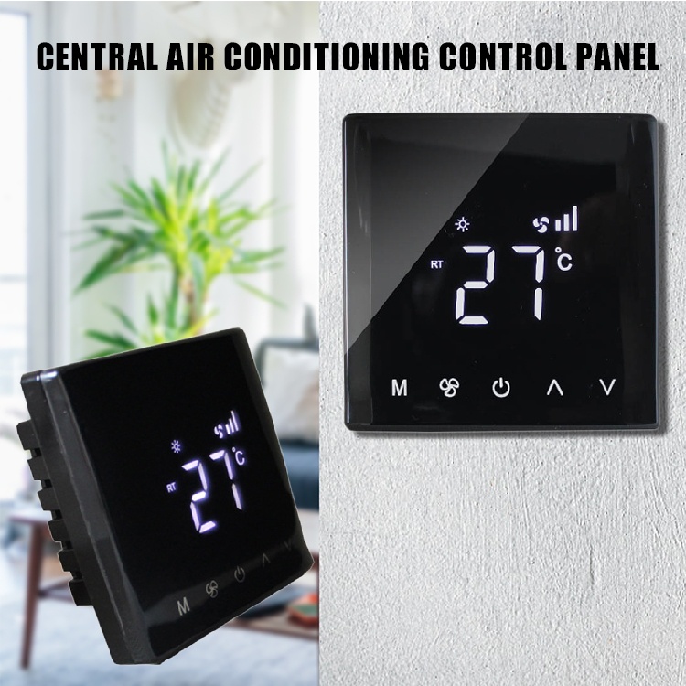 Fan Coil Unit Thermostat Fan Speed Control Panel Air Conditioning