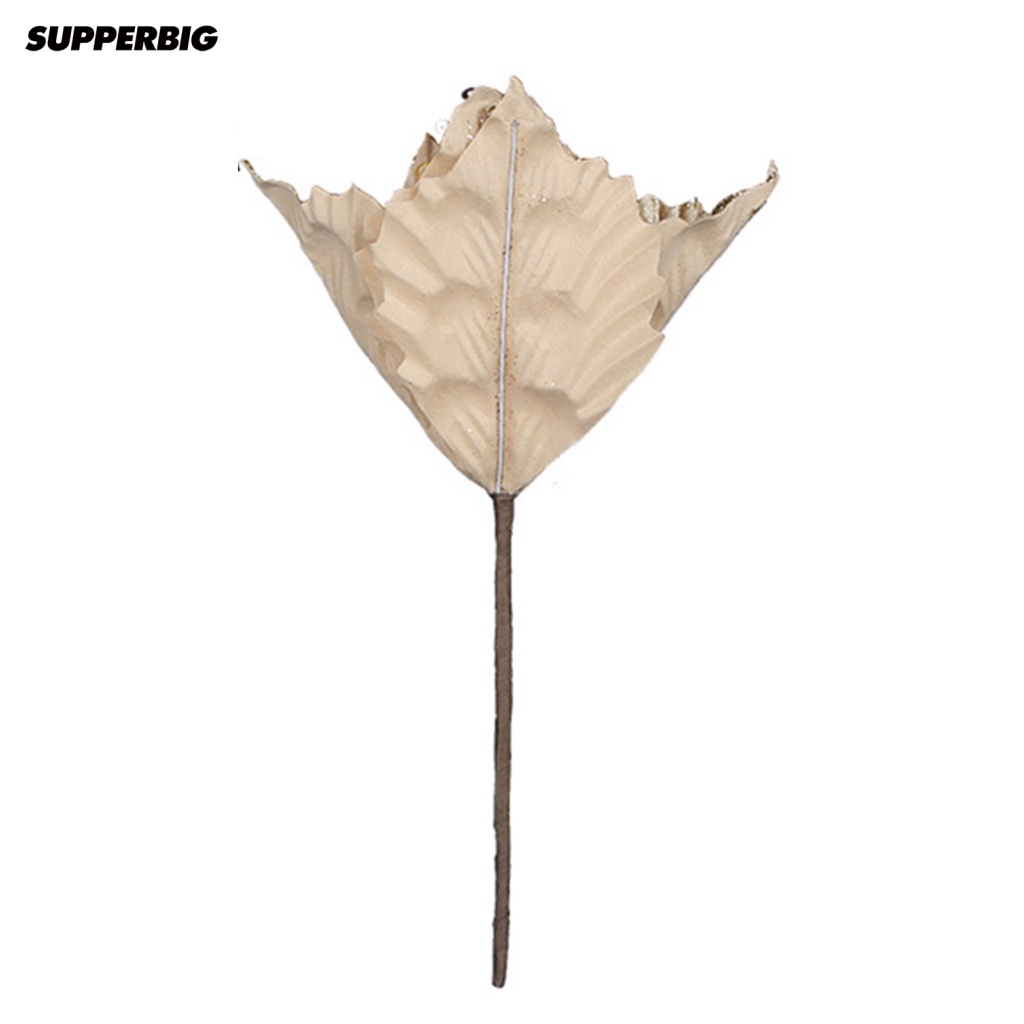 supperbig-ดอกไม้ประดิษฐ์-ประดับกลิตเตอร์-ทนทาน-ใช้ซ้ําได้-สําหรับตกแต่งต้นคริสต์มาส