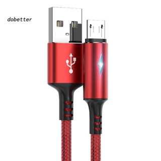&lt;Dobetter&gt; สายเคเบิลถัก 5A Micro USB Type-C ชาร์จเร็ว สําหรับ Android