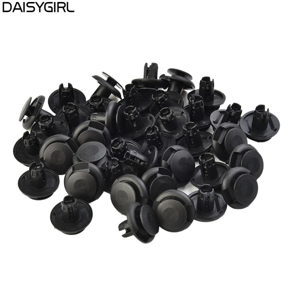 daisyg-plastic-push-pin-8mm-hole-rivet-fastener-clips-black-parts-replacement