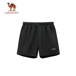 CAMEL SPORT กางเกงขาสั้น เอวยางยืด แห้งเร็ว ระบายอากาศ เหมาะกับเล่นกีฬากลางแจ้ง สําหรับผู้ชาย และผู้หญิง