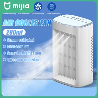 ภาพหน้าปกสินค้าXiaomi Mijia 3 In 1แบบพกพา Air Cooler พัดลม Mini USB Air Conditioner Desktop พัดลมระบายความร้อน Humidifier เครื่องฟอกอากาศสำหรับ Office ห้องนอน ซึ่งคุณอาจชอบราคาและรีวิวของสินค้านี้