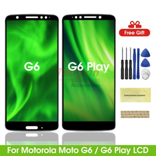 อะไหล่หน้าจอสัมผัส LCD สําหรับ Motorola Moto G6 Play G6Play XT1922-1 XT1922-3 XT1922-4 Moto G6 MotoG6