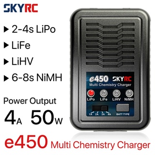 Skyrc e450 50W 4A ที่ชาร์จแบตเตอรี่ สําหรับ 2-4S LiPo LiFe LiHV 6-8S NiMH