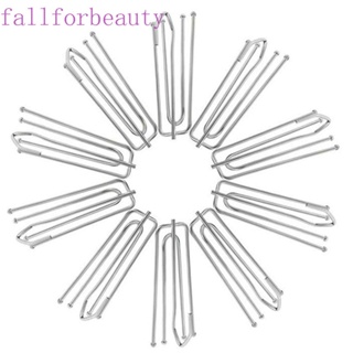 Fallforbeauty ตะขอแขวนผ้าม่าน สเตนเลส 4 ง่าม 10 30 50 ชิ้น สําหรับผ้าม่าน ประตู หน้าต่าง