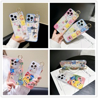 เคสโทรศัพท์มือถือ TPU นิ่ม แบบใส ป้องกันกล้อง ลายการ์ตูนมินนี่ มิกกี้เมาส์น่ารัก พร้อมสายคล้องข้อมือ สําหรับ Vivo X27 X30 X50 Pro Plus X9 X9S