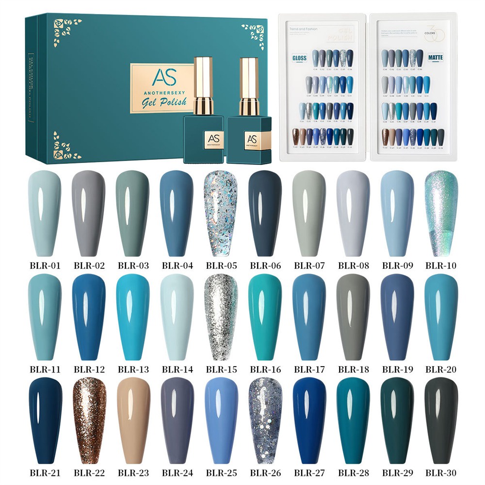 as-blue-series-ยาทาเล็บเจล-uv-led-กึ่งถาวร-30-สี-สีนู้ด-สําหรับร้านทําเล็บมืออาชีพ-blr01-30