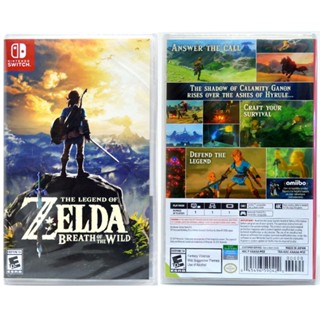 ภาพขนาดย่อของภาพหน้าปกสินค้าNintendo Switch Game The Legend of Zelda Breath of the Wild Zone Asia English เกมนินเทนโด้ เซลด้า BOTW จากร้าน tinzshop บน Shopee