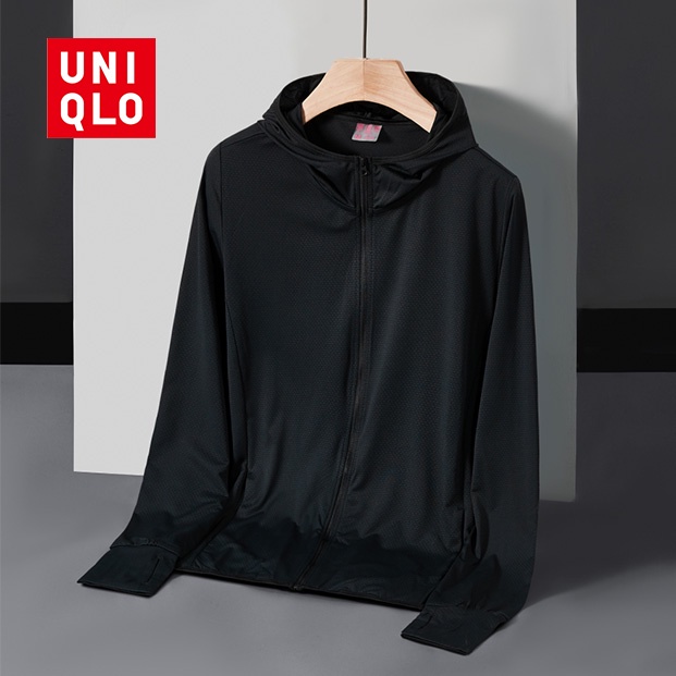 uniqlo-airism-upf50-เสื้อแจ็กเก็ต-กันลม-ระบายอากาศ-แห้งเร็ว-ป้องกันรังสียูวี-สําหรับผู้ชาย