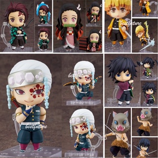 ฟิกเกอร์ Nendoroid Demon Slayer Q Version Uzui Tengen Kamado Nezuko Tanjirou Agatsuma Zenitsu ขยับได้