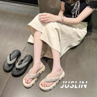 JUSLIN  รองเท้า รองเท้าแตะผู้หญิง อ่อนนุ่ม สไตล์เกาหลีฮ แฟชั่น สะดวกสบาย สุขภาพดี คุณภาพสูง ทันสมัย ทันสมัย ทันสมัย B29G05C 37Z230910