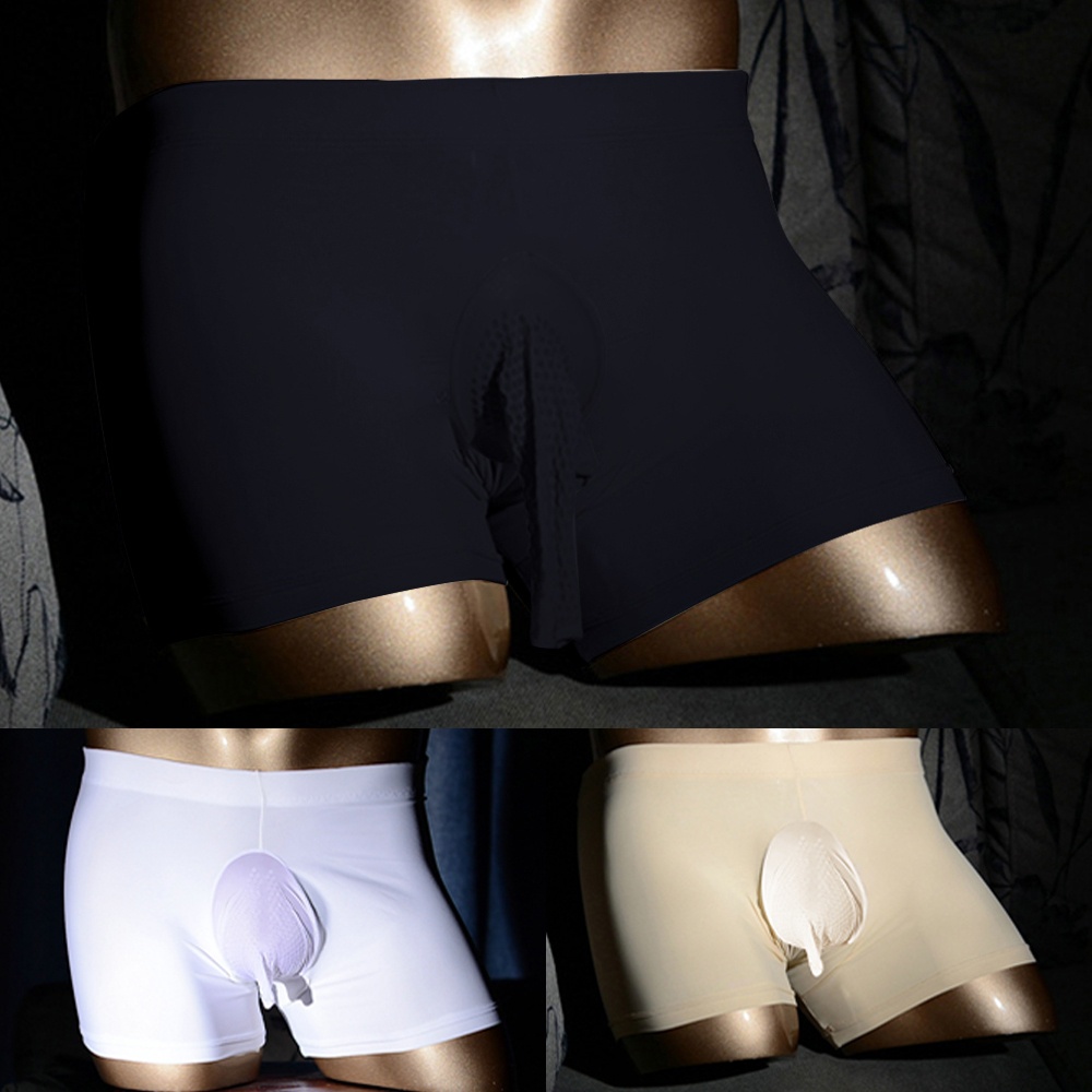 men-panties-men-underpants-ice-silk-massage-granules-men-panties-silicone-sheath