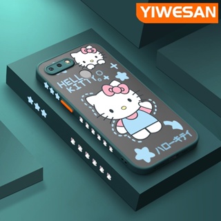 เคสซิลิโคนใส ขอบสี่เหลี่ยม กันกระแทก ลาย Hello Kitty สําหรับ Xiaomi Mi A2 Lite Redmi 6 6A 6 Pro