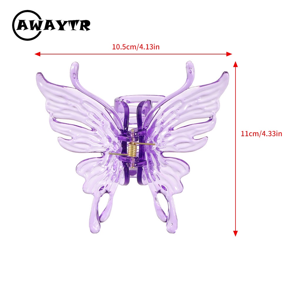 awaytr-กิ๊บติดผมอะคริลิค-รูปผีเสื้อ-เรียบง่าย-แฟชั่นสําหรับผู้หญิง-10-5-ซม