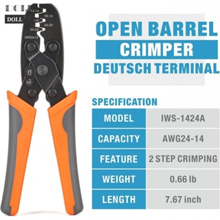 ⭐2023 ⭐1PCS IWC-1424A Open Barrel Terminal Crimping Tool AWG14 To AWG24 Wire-Crimper