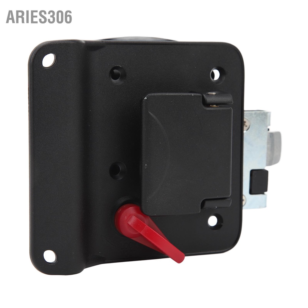 aries306-ล็อคประตู-rv-ip67-สลักประตูเข้าสีดำความแข็งแรงสูงกันน้ำสำหรับค่ายรถพ่วง