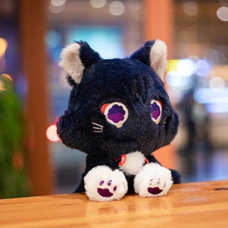 ตุ๊กตายัดนุ่น คอสเพลย์อนิเมะ Genshin Impact Wanderer Balladeer Scaramouche Cat ของเล่นสําหรับเด็ก