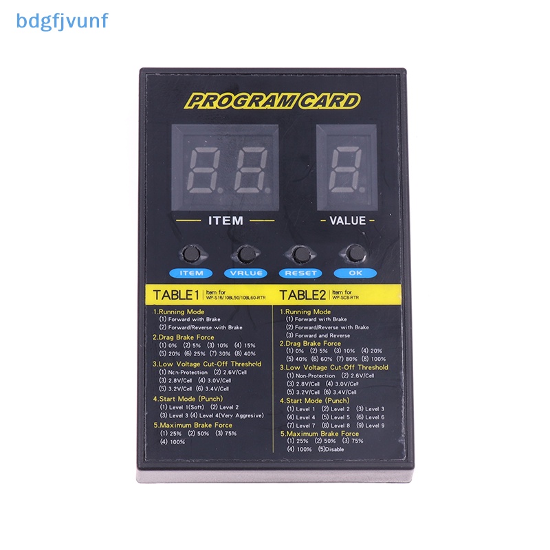 bdgf-hobbywing-การ์ดโปรแกรม-rc-สําหรับ-xerun-and-ezrun-sc8-brushless-esc-quicrun-wp-th