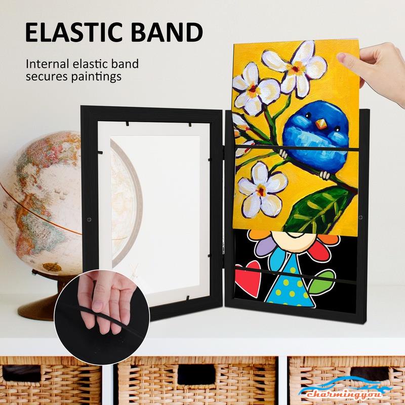 kids-art-frames-กรอบรูปศิลปะเด็ก-เปิดหน้า-เปลี่ยนได้-สร้างสรรค์-สำหรับงานวาดภาพ-หลากสี