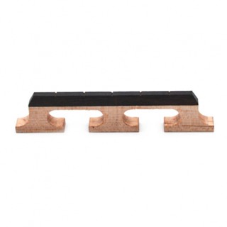 Maple&amp;Ebony 3-Leg Banjo Bridge For 4 5 6 String Banjo Parts Replacement