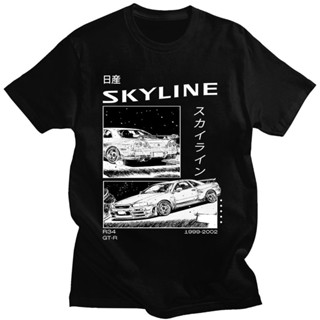 ขายดี เสื้อยืดแขนสั้น พิมพ์ลายการ์ตูนญี่ปุ่น Drift AE86 Initial D สองด้าน แฟชั่นสําหรับผู้ชาย 520955