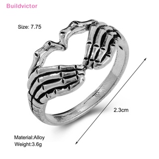Buildvictor แหวนนิ้วมือ รูปผี สไตล์วินเทจ คลาสสิก เรโทร สําหรับผู้หญิง ผู้ชาย