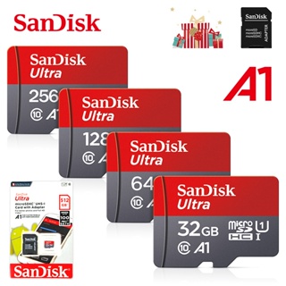 Sandisk การ์ดหน่วยความจํา 64GB SD Card 32GB 16GB 128GB 256GB 512GB Class10 micro SD SDHC SDXC สําหรับโดรน กล้อง WIFI MP3 MP4