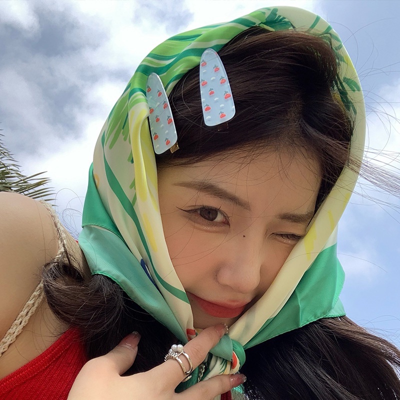 กิ๊บติดผมอะคริลิค-ลายการ์ตูนดอกไม้น่ารัก-สไตล์เกาหลี-สําหรับผู้หญิง