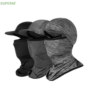 Superaf หมวกกันน็อค ผ้าพันคอ ผ้าเรยอน ป้องกันรังสียูวี สําหรับขี่จักรยาน Mtb ขายดี