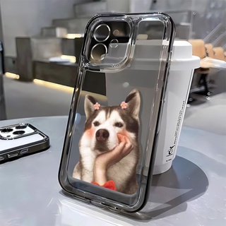 เคสโทรศัพท์มือถือนิ่ม กันกระแทก ลายสุนัขน่ารัก สําหรับ Apple Iphone 13 14Promax 11 127 8p