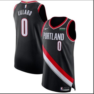 เสื้อกีฬาบาสเก็ตบอล NBA Portland Trail Blazers Jersey Damian Lilad Jersey 525937