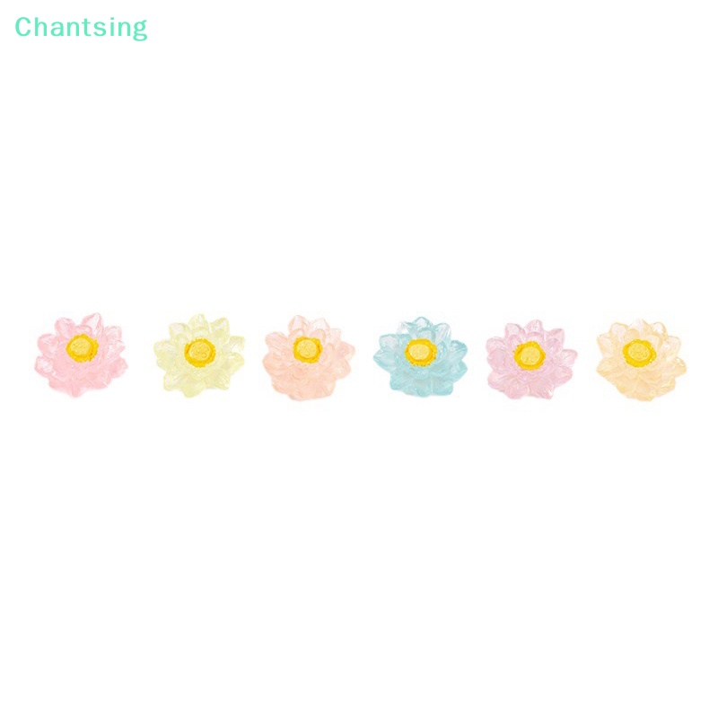 lt-chantsing-gt-ฟิกเกอร์เรซิ่น-รูปดอกบัว-เรืองแสงในที่มืด-ขนาดเล็ก-สําหรับตกแต่งสวน-diy