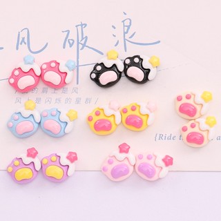 Jibbitz Charm Crocs Cats Paw Diy อุปกรณ์เสริม สําหรับตกแต่งรองเท้า Diy