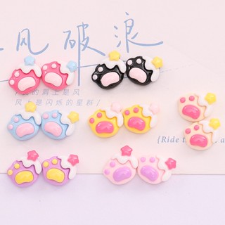 Jibbitz Charm Crocs Cats Paw Diy อุปกรณ์เสริม สําหรับตกแต่งรองเท้า Diy