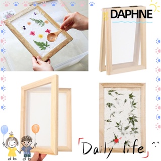 Daphne แม่พิมพ์ตาข่ายไม้ธรรมชาติ สําหรับทํากระดาษ งานฝีมือ