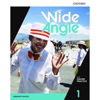 Bundanjai (หนังสือเรียนภาษาอังกฤษ Oxford) Wide Angle American 1 : Student Book with Online Practice (P)