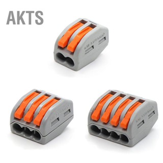  AKTS ตัวเชื่อมต่อเทอร์มินัล Quick Connect 20 ชิ้นการนำไฟฟ้าที่ยอดเยี่ยมขั้วต่อขั้วต่อสายไฟแบบแยกส่วนแบบยืดหยุ่น