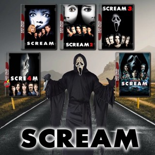 Bluray บลูเรย์ SCREAM สครีม หวีดสุดขีด ภาค 1 - 5 Bluray Master เสียงไทย (เสียง ไทย/อังกฤษ ซับ ไทย/อังกฤษ) Bluray บลูเรย์