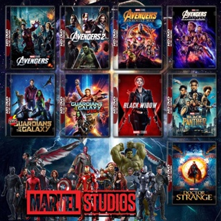 DVD ดีวีดี รวมหนัง Marvel Set 3 The Avengers ภาค 1-4 + Guardians of the Galaxy ภาค 1 2 + Black Panther ภาค 1+2 DVD Maste