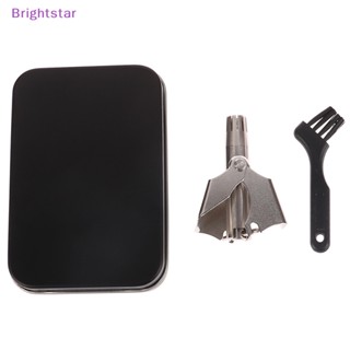 Brightstar ใหม่ เครื่องตัดขนจมูก หู สเตนเลส ขนาดเล็ก แบบพกพา ล้างทําความสะอาดได้